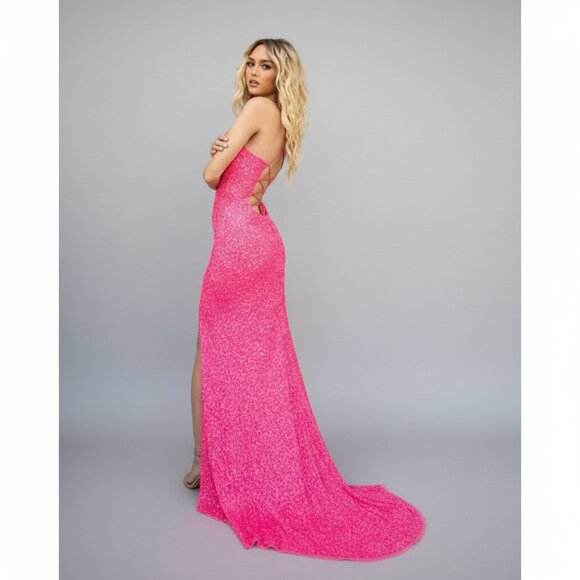 Primavera neon pink dress, size 10, NEW WITH TAGS! - Picture 2 of 2